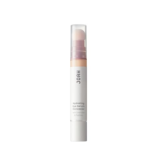 JOAH Perfect Complexion Under Eye Concealer & Hydrating Peptide Serum, Medium Coverage, Dark Circle & Puffiness Treatment, Cushion Tip