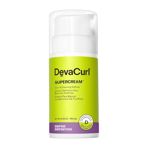 DevaCurl SuperCream Rich Curl-Enhancing Definer, Warm Coconut, 5.1 fl. oz.