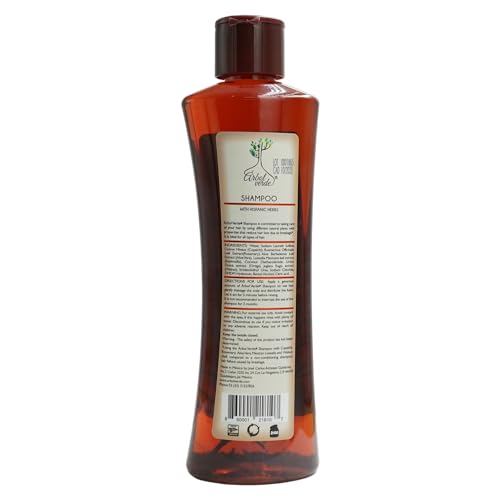 Árbol Verde Natural Anti Hair Loss Shampoo 16.9 fl oz | Strengthens & Reduces Hair Loss | With Natural Extracts | For All Hair Types | Made in Mexico