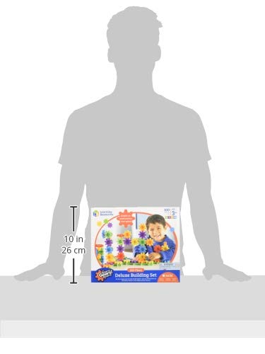 Learning Resources Gears! Gears! Gears! 100-Piece Deluxe STEM Building Set for Kids 3+, Preschool Construction & Gear Toys