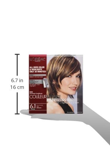 L'Oreal Paris Couleur Experte 2-Step Home Hair Color and Highlights Kit, French Éclair