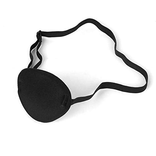 Oarkive Eye Patch for Adults – Soft Black Eyepatch for Pirate Costume, Cosplay, Halloween, Adjustable Eye Patches for Dress Up