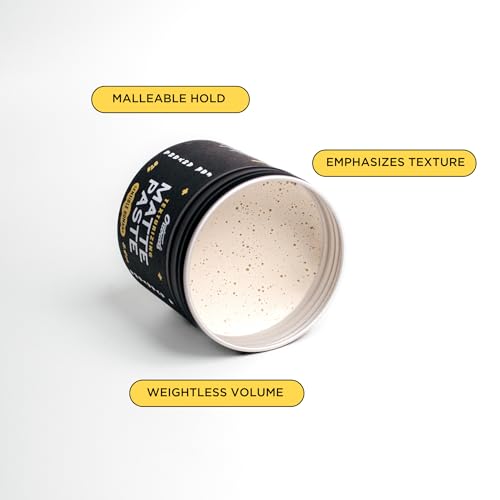 O'Douds Matte Paste 4oz – Natural Styling Clay for Men | Strong Hold, Maximum Volume & Texture | Matte Finish | Vegan, Plant-Based, Labdanum & Lime Scent