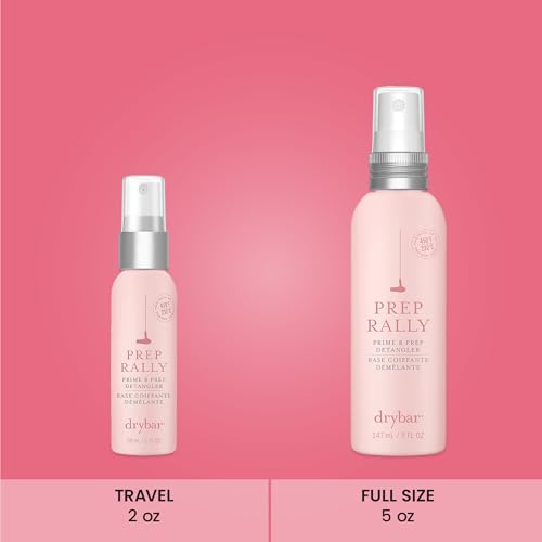 Drybar Prep Rally Prime & Prep Detangler Noir Scent – Full Size | Nourishes, Protects & Detangles Hair | Soft, Manageable, Cruelty-Free Formula