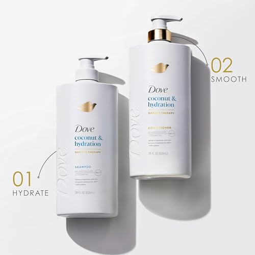 Dove Conditioner Coconut & Hydration for Dry Hair with Bio-Protein Care Technology and Coconut Oil 28 Fl Oz