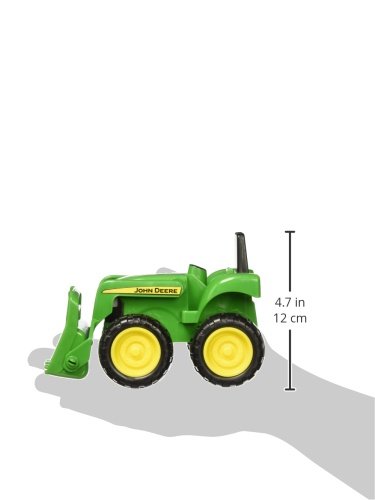 TOMY John Deere Vehicle Set - 2-Pack Dump Truck & Tractor with Loader, 6" Construction & Sandbox Toys for Kids 18 Months+