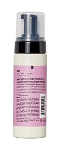 AG Care Foam Weightless Volumizer, Lightweight with Heat Protection for Fuller Looking Hair, 5 Fl Oz