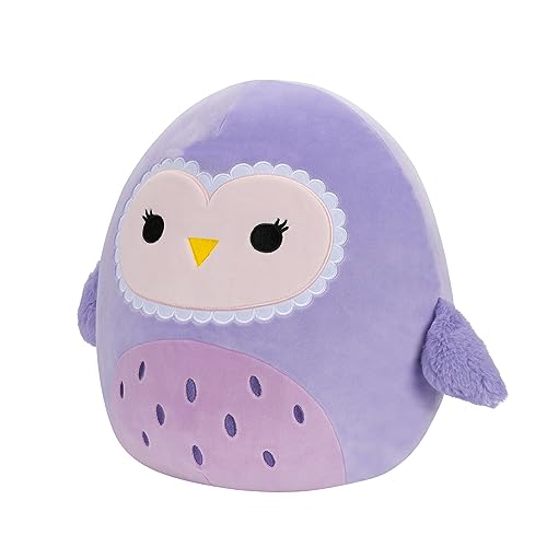 Squishmallows Original 14-Inch Scarlito Purple Barn Owl - Large Ultrasoft Official Jazwares Plush