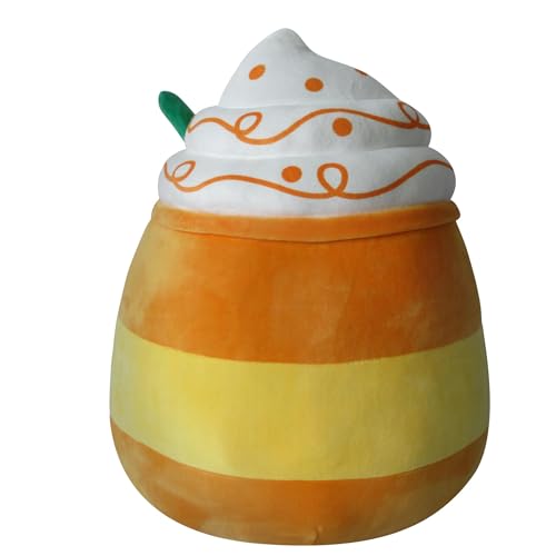Squishmallows Original 14-Inch Delindy Orange Pumpkin Spice Latte - Large Ultrasoft Official Jazwares Plush