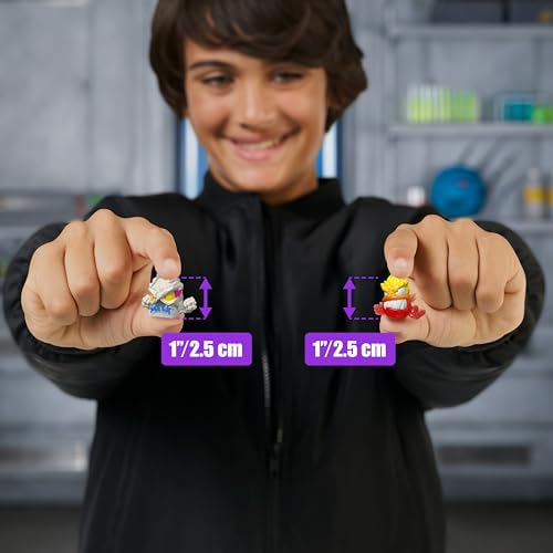 MRBEAST LAB Swarms Series 3 Hyper Fusion 14-Pack Micro Beasts with Stickers & Fusion Caps to Build Your Own Milk Bones