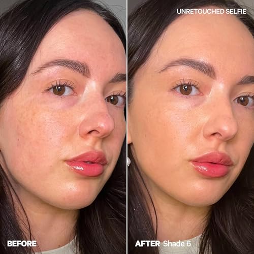 Milk Makeup Hydro Grip Hydrating Gel Skin Tint – Buildable Dewy Coverage, Hyaluronic Acid, Non-Comedogenic, 6 Light/Medium, 1oz