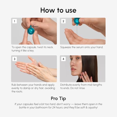 MAREE Hair Oil for Frizz - Keratin & Vitamin Hair Serum with Jojoba & Argan Oil, Heat Protectant for Dry, Curly & Damaged Hair