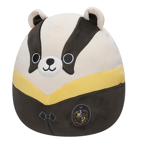 Squishmallows Original “Harry Potter” 10in Hufflepuff Badger in Hogwarts Robe Plush - Ultrasoft Official Jazwares Plush (Medium-Sized)