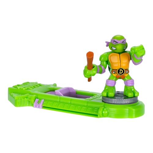 Legends of Akedo TMNT Versus Pack - Donnie vs Slash Mini Battling Figures with 2 Exclusive Battle Controllers, Ready Fight Split Strike