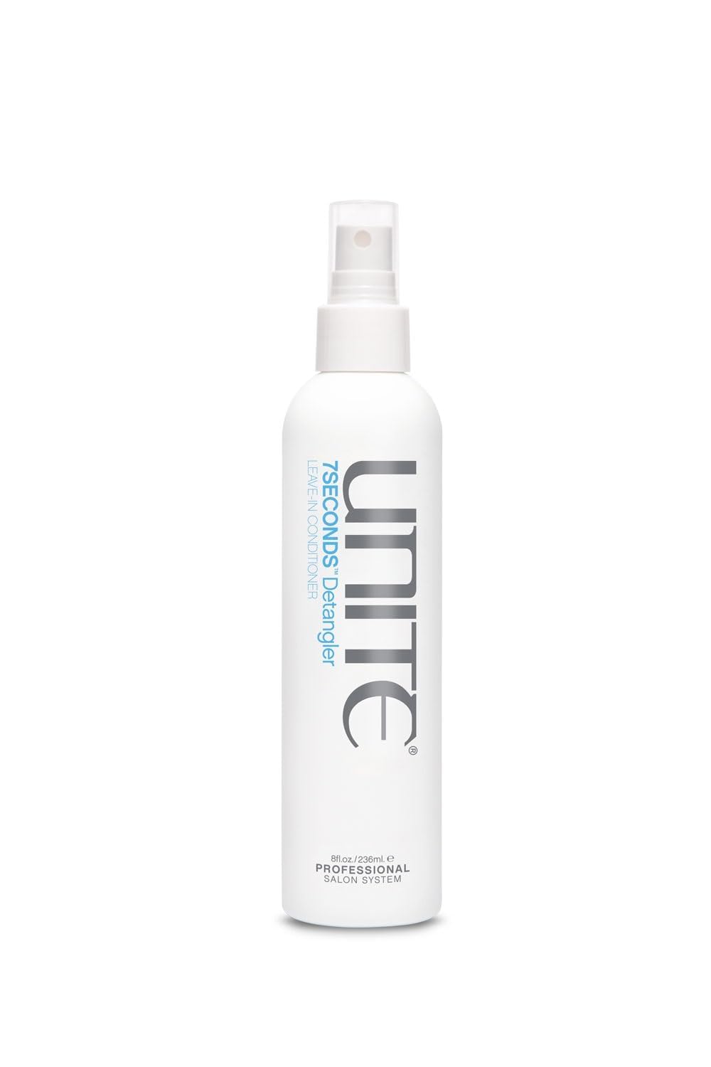 UNITE Hair 7SECONDS Detangler Leave-In Conditioner Spray – Instantly Detangles, Strengthens & Protects from UV/Heat – Vegan & Color-Safe, 8 Fl Oz