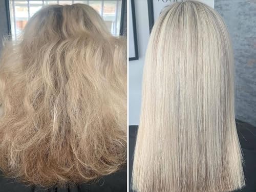 Keratin Hair Treatment 3.4 Oz | Professional Brazilian Complex Blowout Cream | Frizz Control, Smooth, Straighten & Repair Dry, Damaged Hair