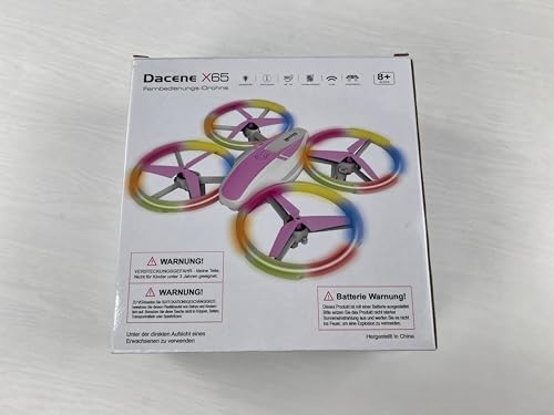 Mini RC Drone for Kids & Beginners with LED Lights, Altitude Hold, 360° Flips, Propeller Guard, 3-Speed Modes – Indoor/Outdoor Toy Gift