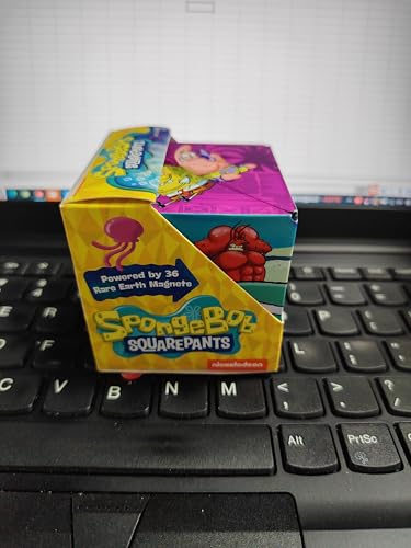 SHASHIBO Spongebob Squarepants Shape Shifting Magnetic Fidget Cube – STEM Toy That Transforms into 70+ Shapes, Beach Buddies Edition
