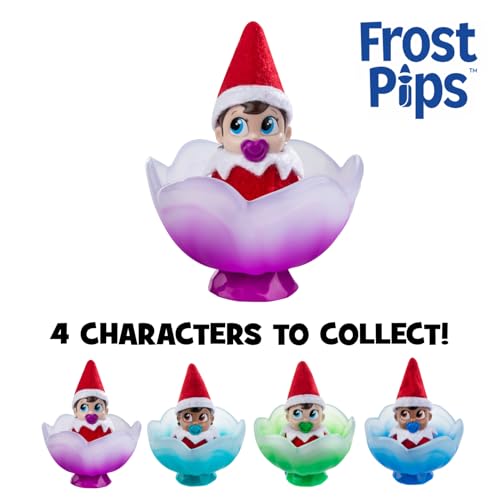 The Elf on the Shelf Frost Pips Mini Blooms Elf Baby Girl with Blue Eyes - Includes Frost Flower Cradle - for Ages 3 Years and Above