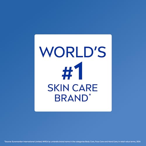 NIVEA Creme Body, Face and Hand Moisturizing Cream for All Skin Types, Rich Body Moisturizer with Provitamin B5, 13.5 Oz Tin