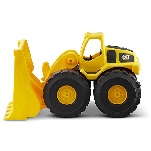 CAT Construction Fleet 10" Front Loader Toy Truck – Durable Plastic Construction Vehicle with Working Bucket & Free-Rolling Wheels for Kids Ages 2+