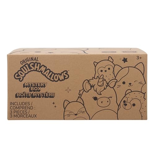 Squishmallows Original Mystery 3-Pack (8-Inch) – Official Jazwares Plush (Medium-Sized)