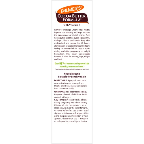 Palmer's Cocoa Butter Massage Cream for Stretch Marks, 4.4 Ounce
