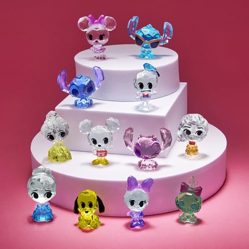 Cra-Z-Art Disney Crystal Surprise Series 1 – Mini Collectible Figures with Activity Compound, Blind Bag Toys for Kids 3+