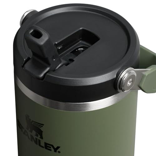 Stanley IceFlow 2.0 30oz Flip Straw Tumbler – Insulated Stainless Steel, Leak-Resistant, Twist-On Lid, BPA-Free, Dried Pine