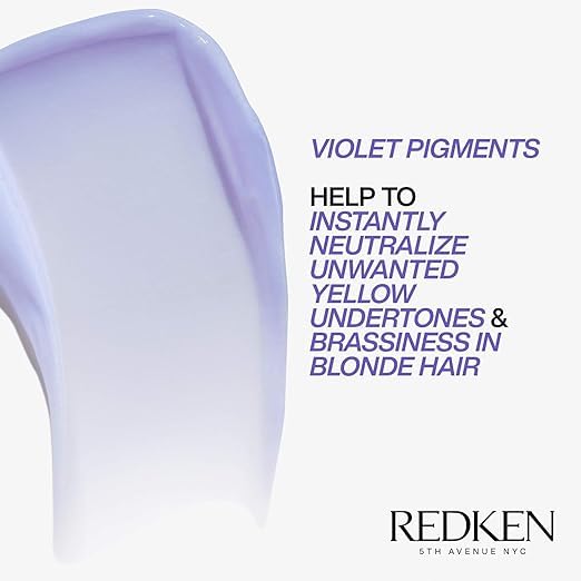 Redken Blondage Purple Conditioner For Blonde Hair - Tones & Moisturizes Brassy Hair, Color Depositing