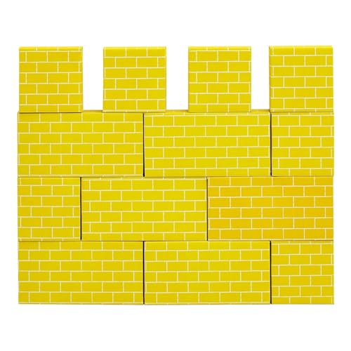 Bankers Box at Play Heavy Duty Jumbo Cardboard Building Blocks, 40 Pack, Large and Medium Toy Blocks for Kids and