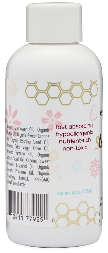 Era Organics Organic Stretch Mark Oil for Pregnancy – Moisturizing Belly Oil to Prevent Stretch Marks, Pregnancy Skincare Must-Have