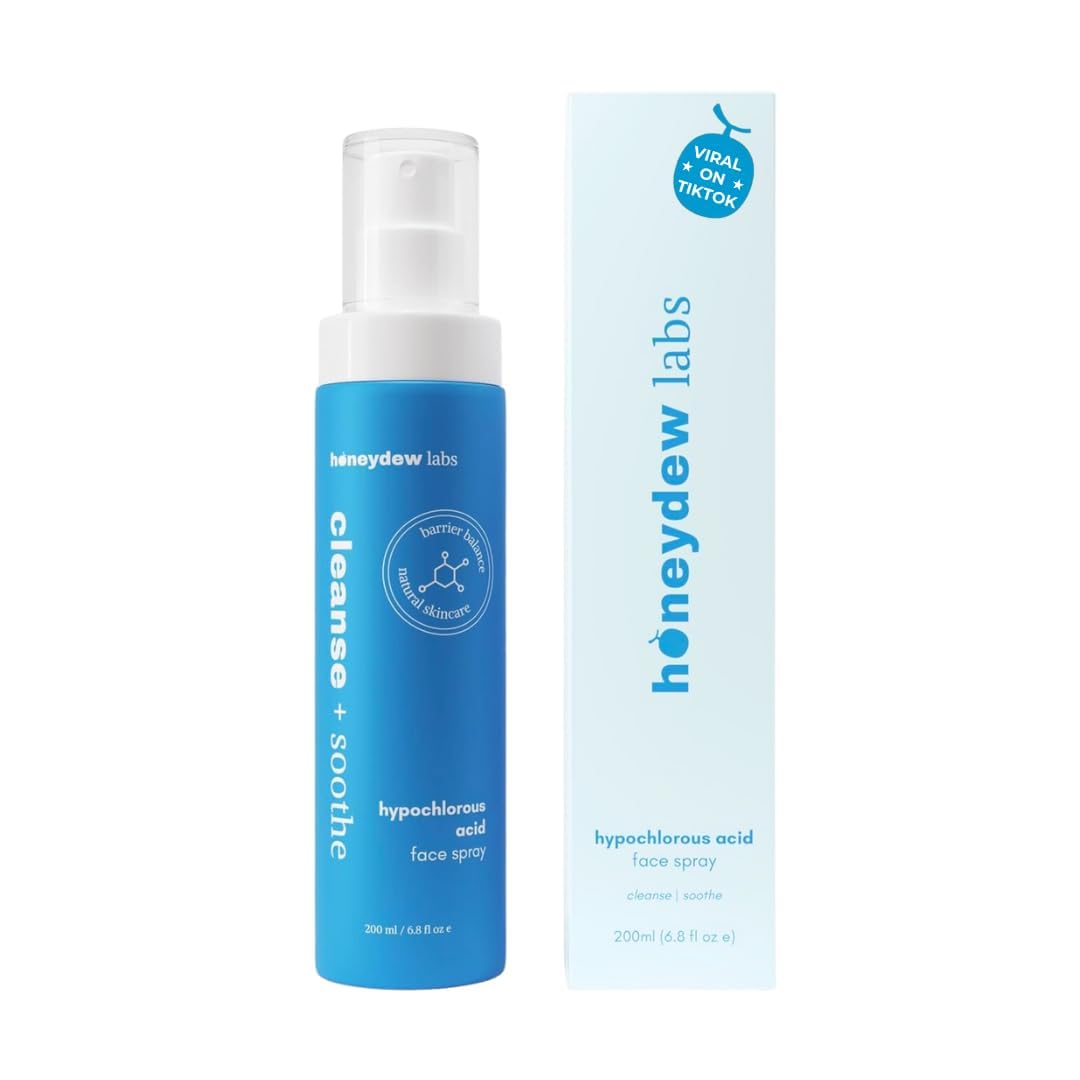 Honeydew Labs Hypochlorous Acid Spray – HOCl Mist for Acne, Eczema, Sensitive Skin, Scalp & Eyelid Care, Post-Workout & Post-Procedure, 6.8oz