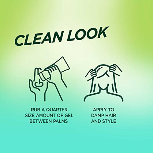 Garnier Fructis Style Pure Clean Styling Gel 6.8 Fl Oz, 1 Count, (Packaging May Vary)