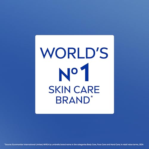 NIVEA Cocoa Butter Body Lotion for Dry Skin – Deep Moisturizing with Hyaluronic Acid & Cocoa Butter, 72-Hour Hydration, 16.9 fl oz Pump