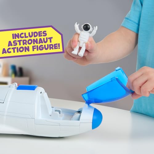 EnergX Amazing Vapor Rocket with Astronaut Action Figure, Blasts Off with Vapor Effects, Lights & Sounds (Ages 3+)