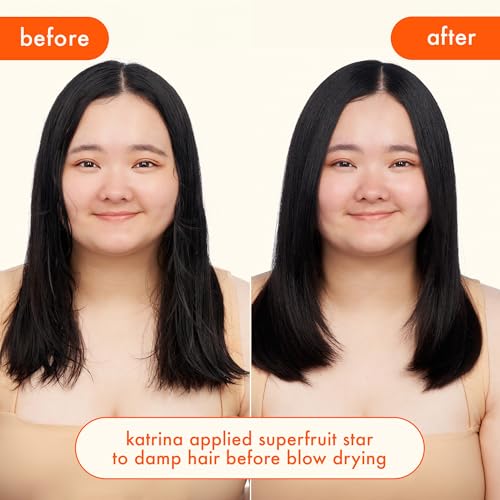 amika superfruit star lightweight hair styling + heat defense oil