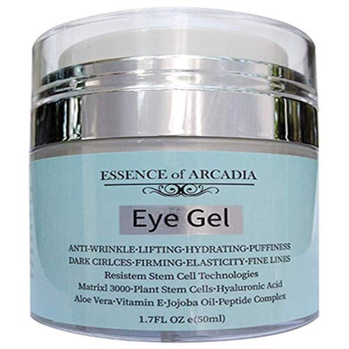 Anti-Aging Eye Gel for Dark Circles, Puffiness & Wrinkles โ Firming, Hydrating with Hyaluronic Acid & Aloe Vera, 1.7 fl. oz.