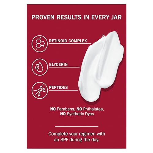 Olay Retinol 24 Night Face Moisturizer for Women – Anti-Aging, Fragrance-Free, Hydrates, Smooths Fine Lines & Wrinkles, 1.7 oz