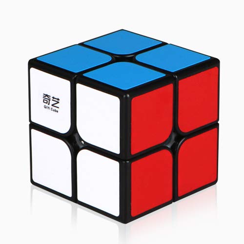 QiYi Qidi 2x2 Speed Cube Puzzle, Smooth Bright-Light Stickers, Classic Colors – Educational Toy to Boost Kids’ Focus & Responsiveness