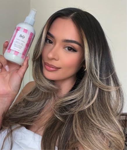 R+Co Candy Stripe Protect + Prep Detangling Spray