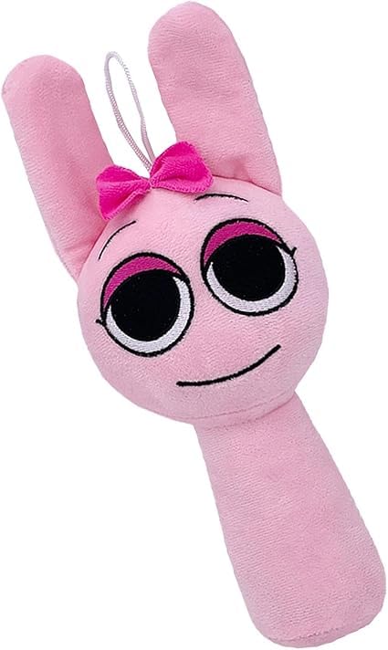 RWSEFK Sprunki Game Plush, Sprunki Toys Plush,Soft Stuffed Animal Pillow Doll Christmas Birthday Gifts for Adult Kids(Pink)