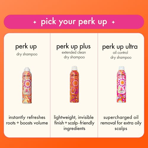 amika perk up plus extended clean dry shampoo