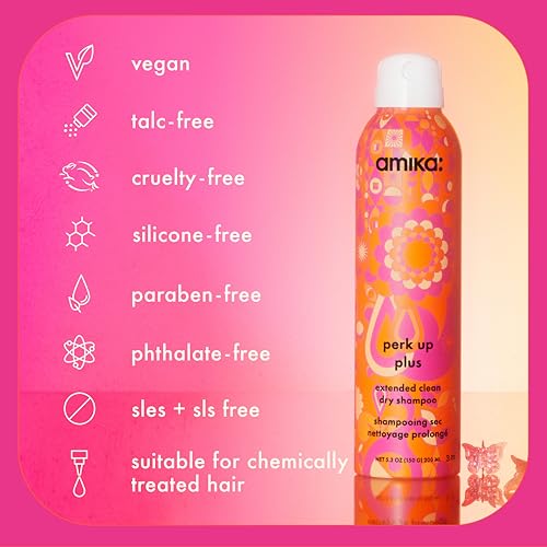 amika perk up plus extended clean dry shampoo