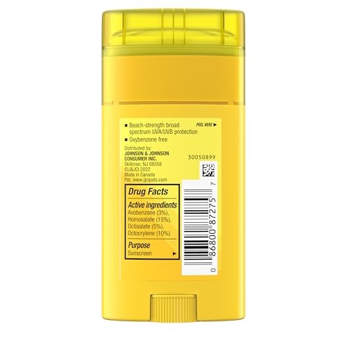 Neutrogena Beach Defense SPF 50 Sunscreen Stick – Broad Spectrum, Water-Resistant, Non-Greasy, Travel Size 1.5 oz for Face & Body