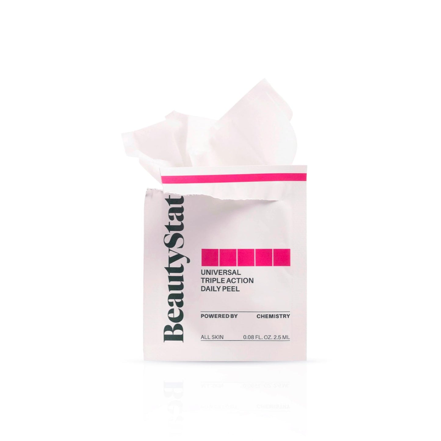 BeautyStat Triple Action Daily Exfoliating Peel Pads – Brighten, Smooth, Minimize Pores with AHAs, BHAs & Glucosamine, Made in USA
