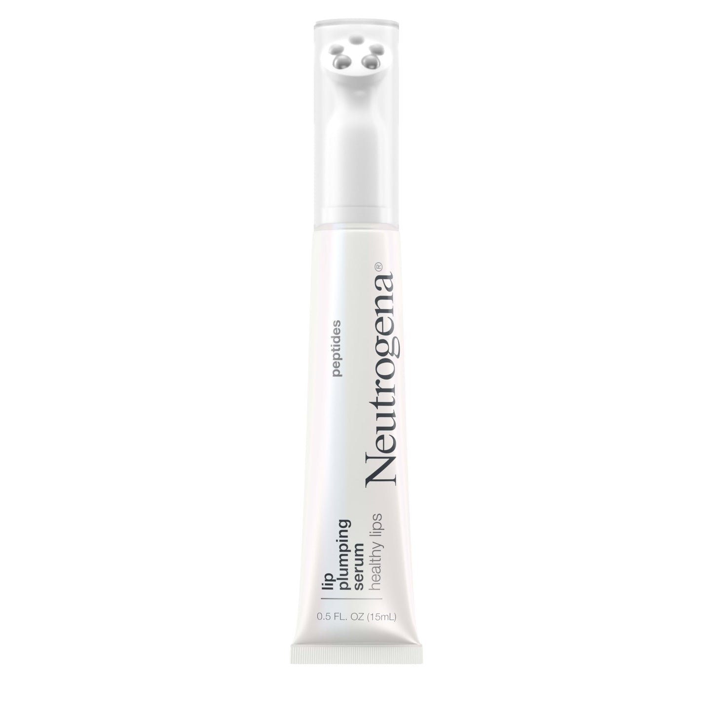 Neutrogena Healthy Lips Plumping Serum – Lip Enhancer with Peptides for Naturally Fuller, Nourished, Plumper-Looking Lips, 0.5 fl. oz