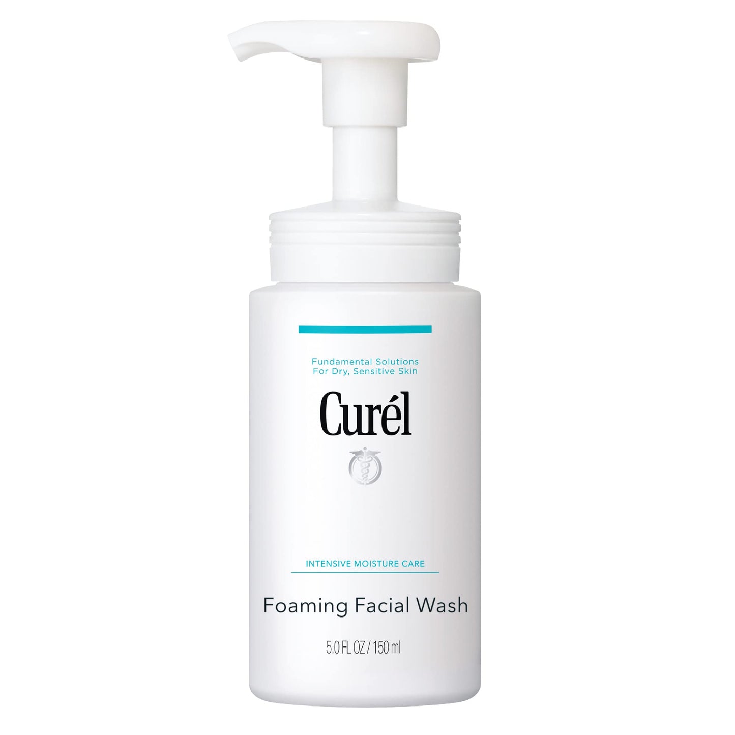 Curel Foaming Daily Face Wash for Sensitive Skin – Hydrating, pH-Balanced, Fragrance-Free Cleanser for Dry Skin, 5 oz