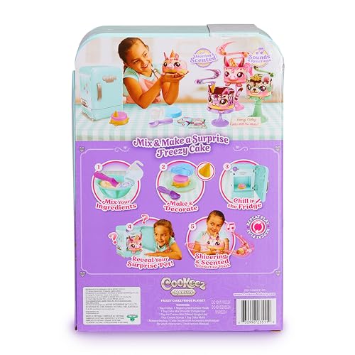 Cookeez Makery Freezy Cakez – Mix, Freeze & Reveal a Scented, Shivering Plush Friend! Styles May Vary
