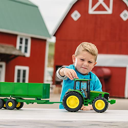 1/16 John Deere Big Farm 6930 Tractor with Wagon Imaginative Play for Babies